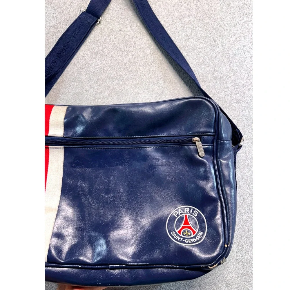Paris Saint-Germain PSG Shoulder Messenger Bag Navy Red White Soccer Football